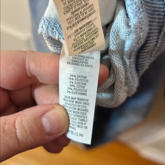 Aerie Wide Leg Barrel Leg pull on jeans size large - Picture 6 of 9